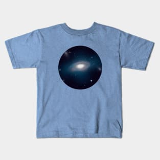 Spiral Galaxy - Round Kids T-Shirt